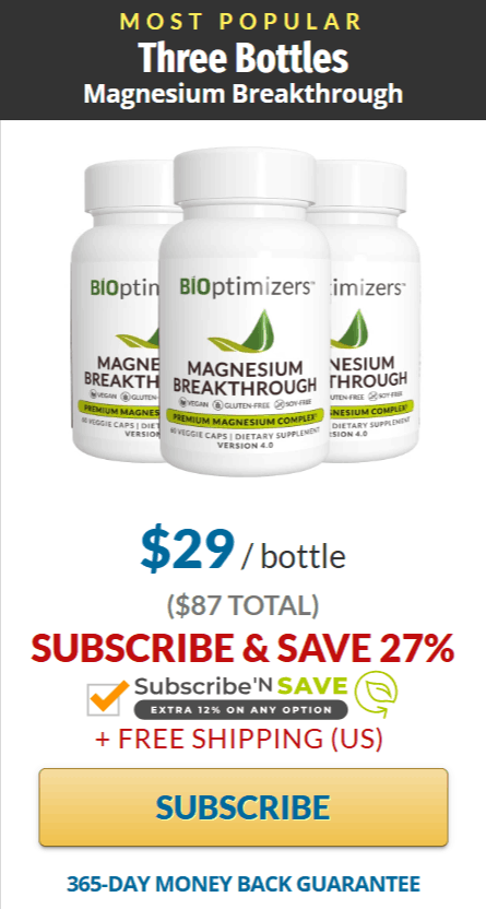 Bioptimizers price 3 bottle